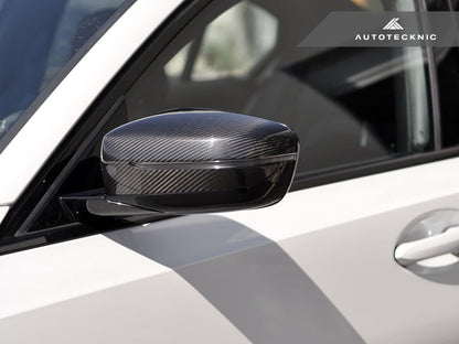 AutoTecknic Replacement Version II Dry Carbon Mirror Covers - G30 5-Series | G32 6-Series GT | G11 7-Series - Graveyard Performance