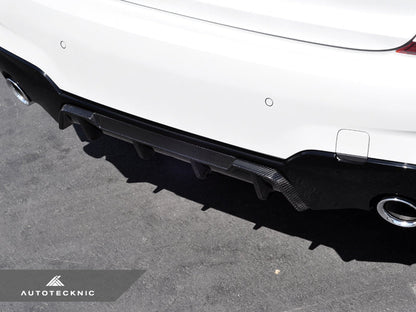 AutoTecknic Dry Carbon Extended-Fin Competition Rear Diffuser - G20 3-Series