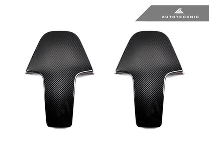 AutoTecknic Dry Carbon Seat Back Cover Set - G01 X3 M40I | G02 X4 M40I - Graveyard Performance
