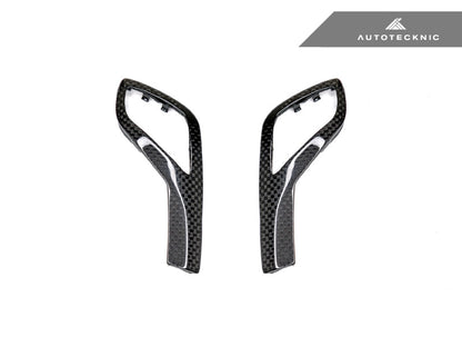 AutoTecknic Carbon Fiber Gear Selector Side Trims - F40 1-Series | F44 2-Series Gran Coupe - Graveyard Performance
