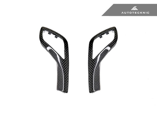 AutoTecknic Carbon Fiber Gear Selector Side Trims - G42 2-Series Coupe