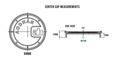 Aodhan Center Cap Fits DS Series