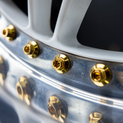 M7 × 32mm Titanium 3-Piece Wheel Assembly Hardware