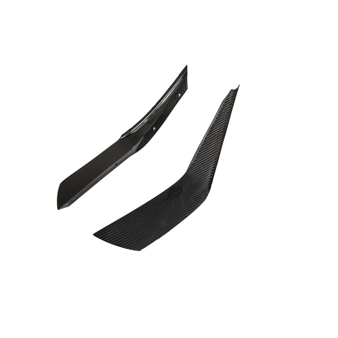 APR Performance Ford Mustang S650 Carbon Fiber Dark Horse Front Bumper Canards 2024 - Current (does not fit GT Bumper)