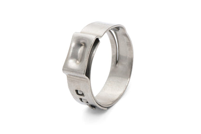 HPS 304 Stainless Steel Ear Hose Clamps Effective Range 34.4mm - 37.6mm 100pcs pack