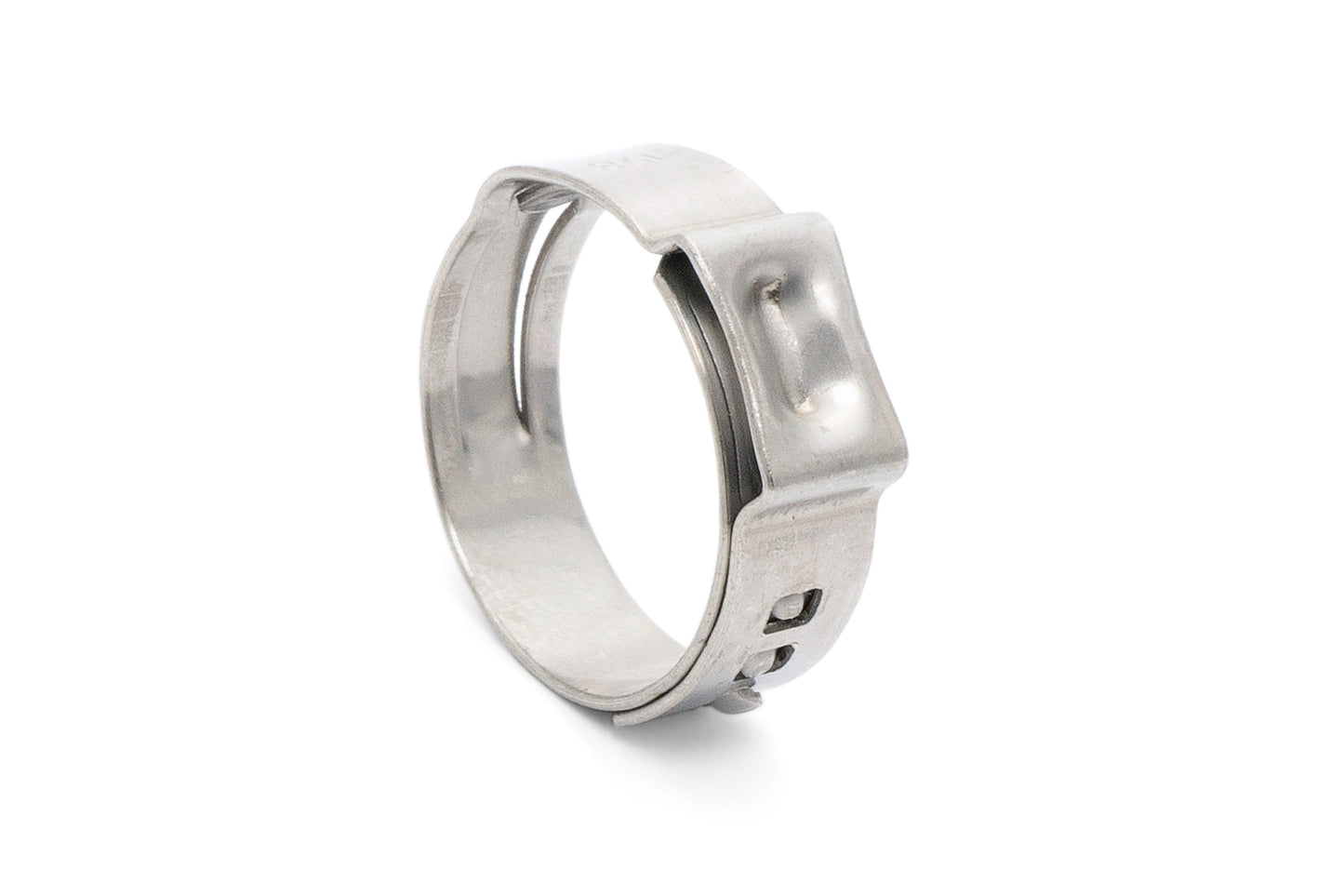 HPS 304 Stainless Steel Ear Hose Clamps, Effective Range 23.3mm - 26.5mm, 100pcs pack