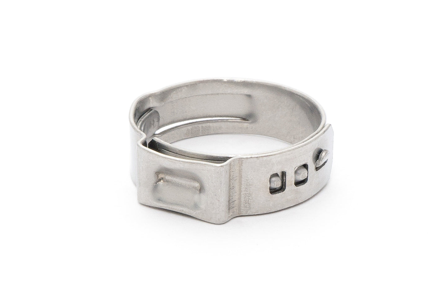 HPS 304 Stainless Steel Ear Hose Clamps, Effective Range 20.3mm - 23.5mm, 10pcs pack