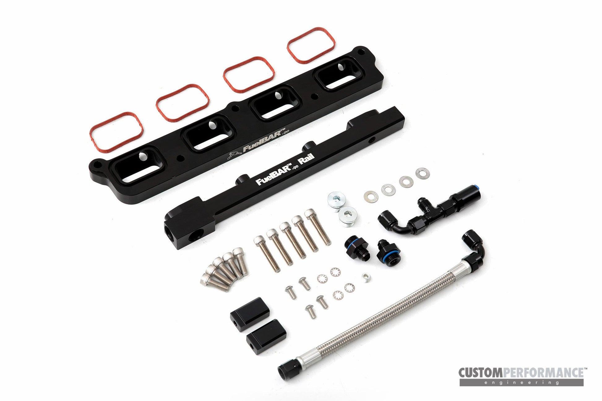 CP-E FuelBAR™ EcoBoost Aux Fuel Rail - Port Fuel Rail Focus ST, Focus RS, Mustang EcoBoost, Ford Fusion - Graveyard Performance