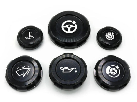 Billetworkz Engine Bay Caps - Subaru Legacy GT 2005-2009 - Graveyard Performance