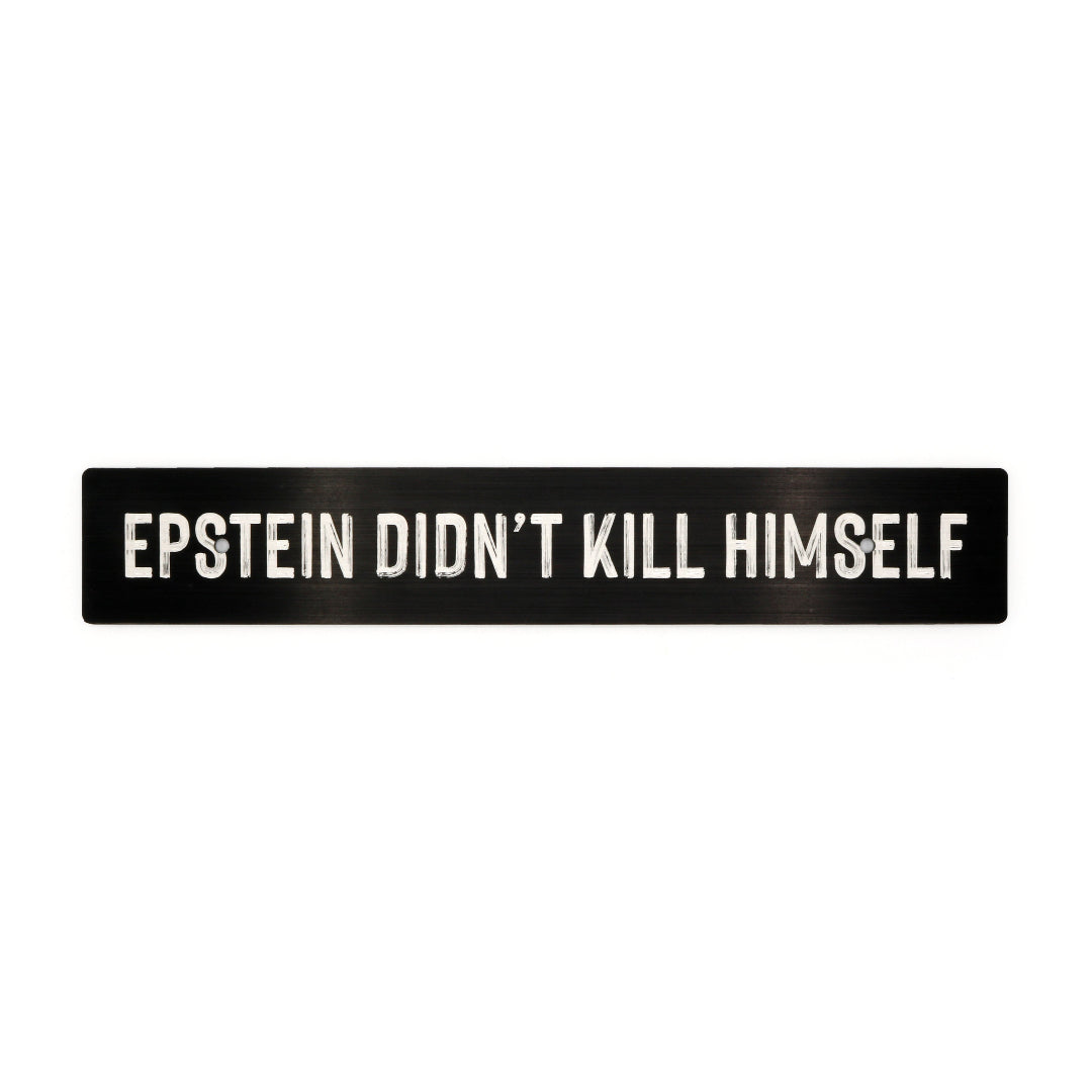 Billetworkz "Epstein..." License Plate Delete - Graveyard Performance