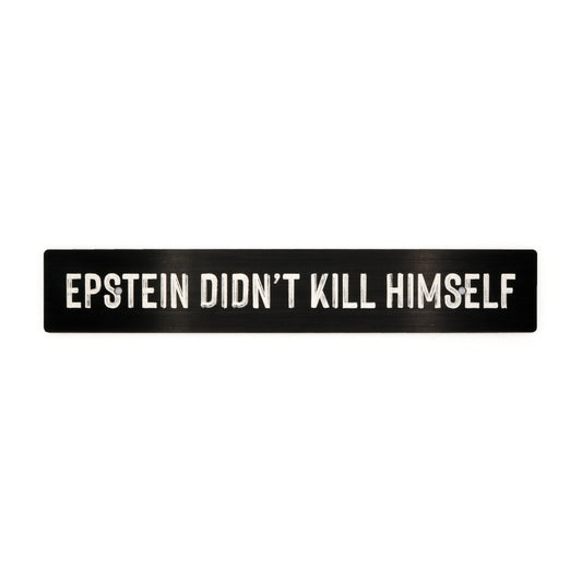 Billetworkz "Epstein..." License Plate Delete - Graveyard Performance