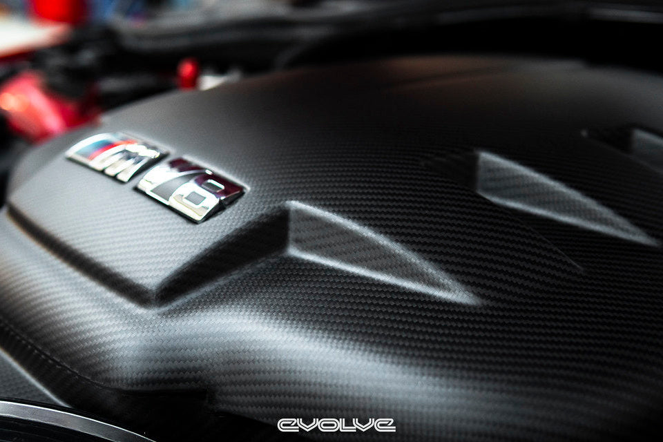 Eventuri BMW E9X M3 (S65) Black Carbon Inlet Plenum - Matte