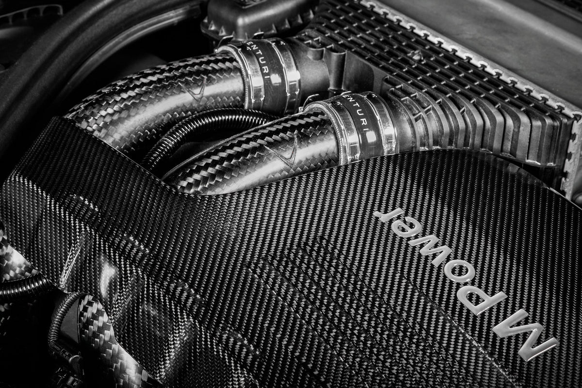 Eventuri BMW F8X M2C M3 M4 S55 Black Carbon Charge Pipe Set - Matte - Graveyard Performance