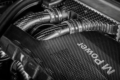 Eventuri BMW F8X M2C M3 M4 S55 Black Carbon Charge Pipe Set - Matte - Graveyard Performance