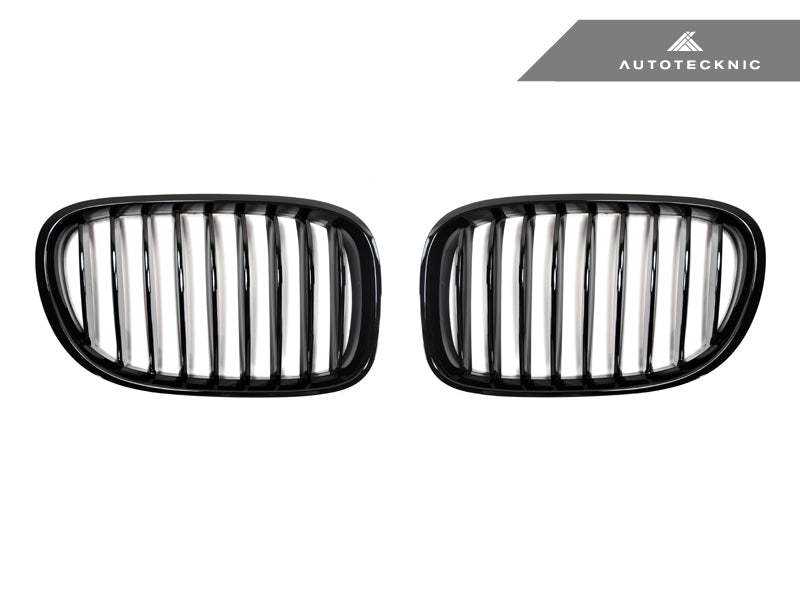 AutoTecknic Gloss Black Front Grille Set - F01/ F02 7-Series LCI - Graveyard Performance