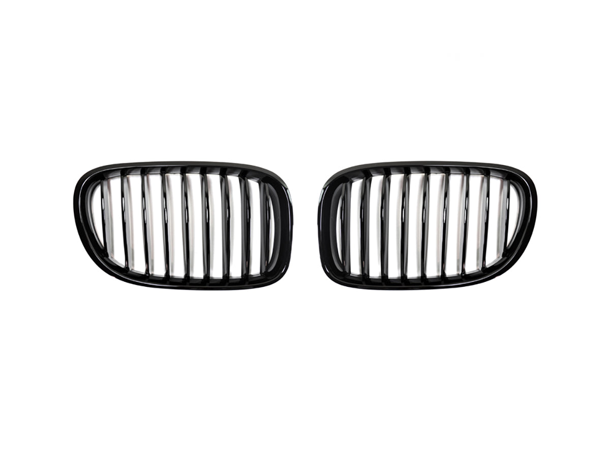 AutoTecknic Gloss Black Front Grille Set - F01/ F02 7-Series LCI