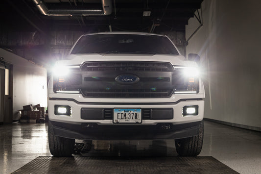 OLM Select Line LED Fog Lights (Chrome) - 15-20 Ford F150 17-22 F250/F350 - Graveyard Performance