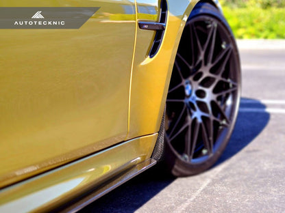 AutoTecknic Carbon Fiber Front Splash Guards - F80 M3 | F82/ F83 M4 - Graveyard Performance