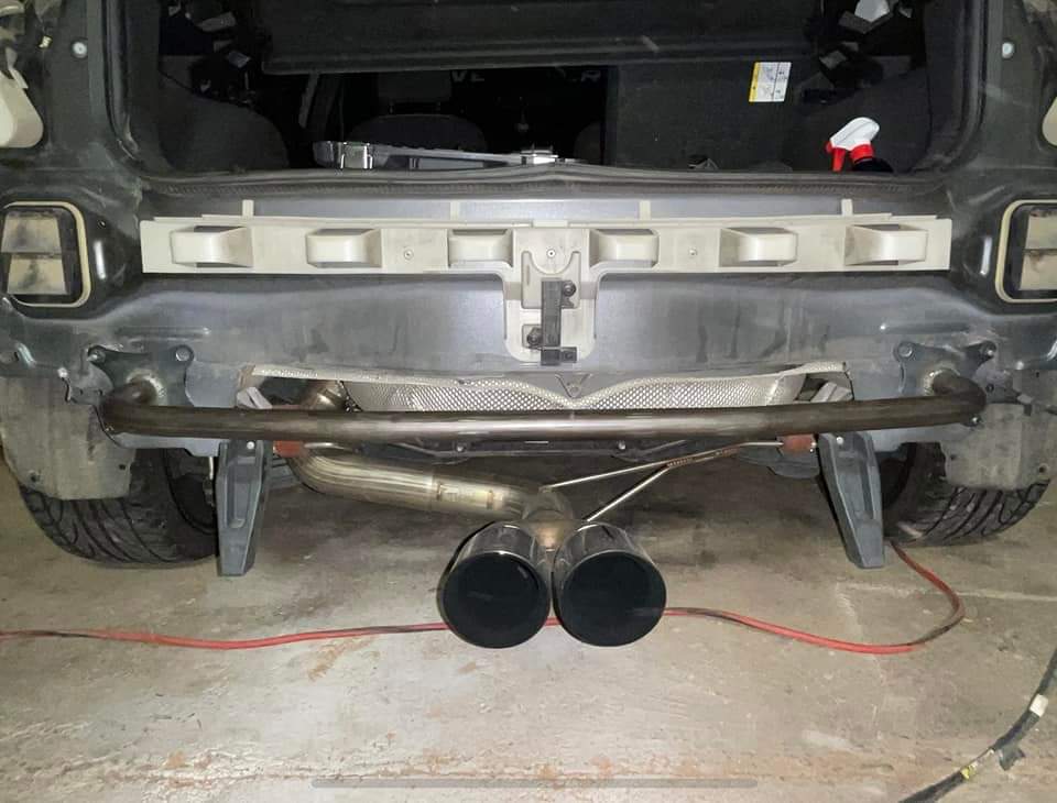 Ford Focus RS (2016-2018) Rear Crash Bar - Graveyard Performance