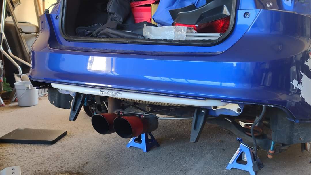 Ford Focus RS (2016-2018) Rear Crash Bar - Graveyard Performance