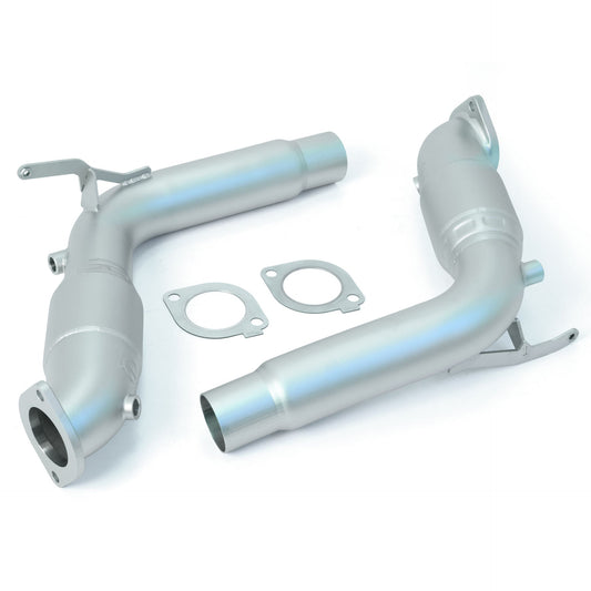 QKspl™ '20-'24 Ford Explorer ST EcoBoost Cast Bellmouth Downpipe