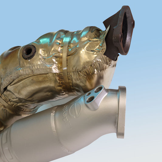 QKspl™ Ford Bronco 2.7T ('21+) Cast Bellmouth Downpipe