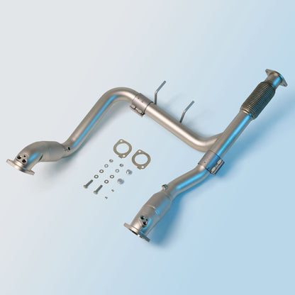 QKspl™ Ford Bronco 2.7T ('21+) Cast Bellmouth Downpipe