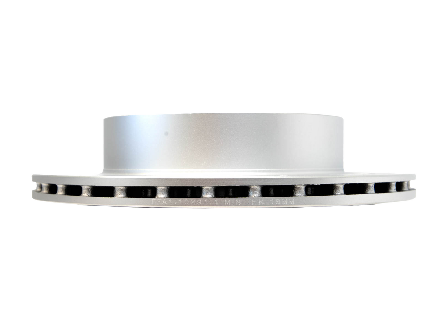 FactionFab Slotted Rear Rotor V2 Dual Drilled 5x100/114 Subaru STI 2004-2007