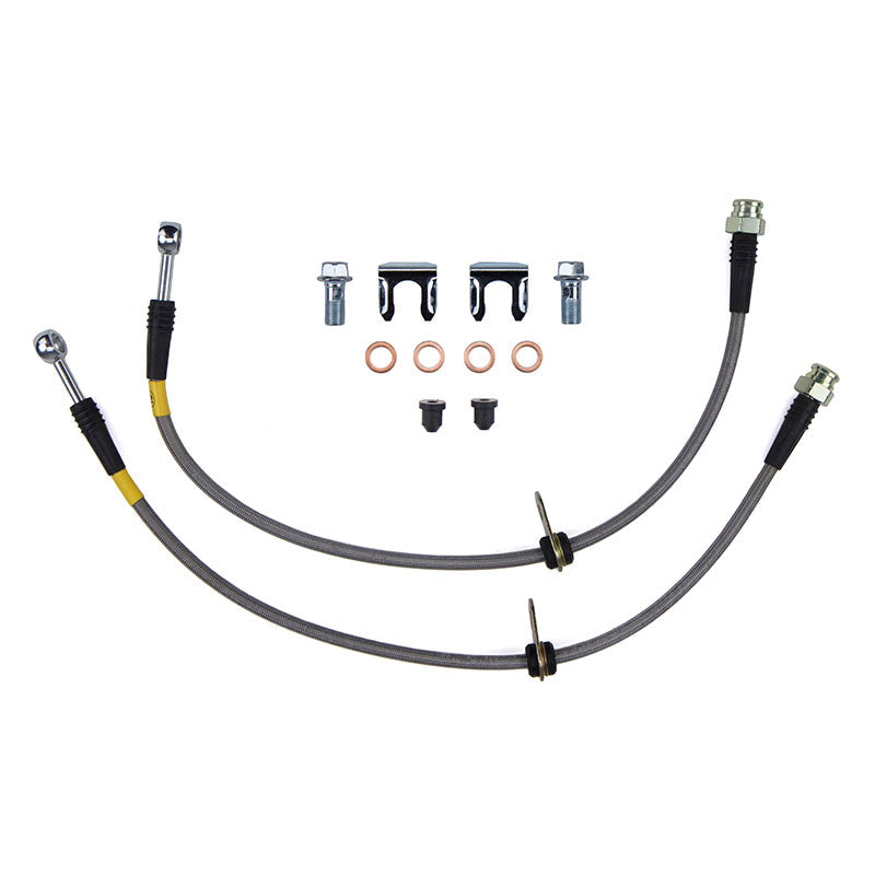FactionFab Rear Stainless Steel Brake Lines Subaru STI 2018+ - Graveyard Performance