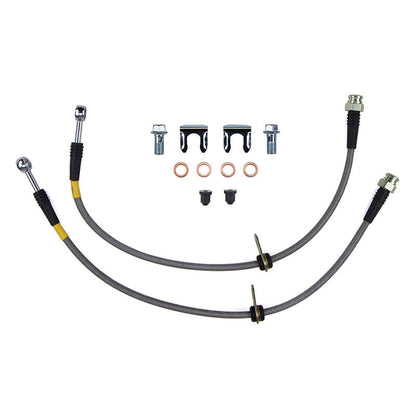 FactionFab Rear Stainless Steel Brake Lines Subaru STI 2018+ - Graveyard Performance