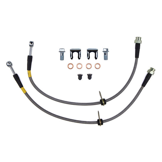 FactionFab Rear Stainless Steel Brake Lines Subaru STI 2018+ - Graveyard Performance