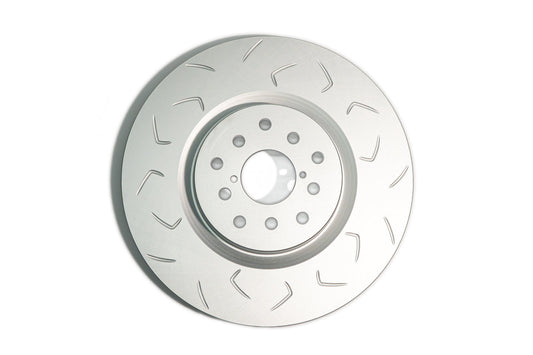 FactionFab Slotted Front Rotor V2 Dual Drilled 5x100/114 Subaru STI 2004-2017