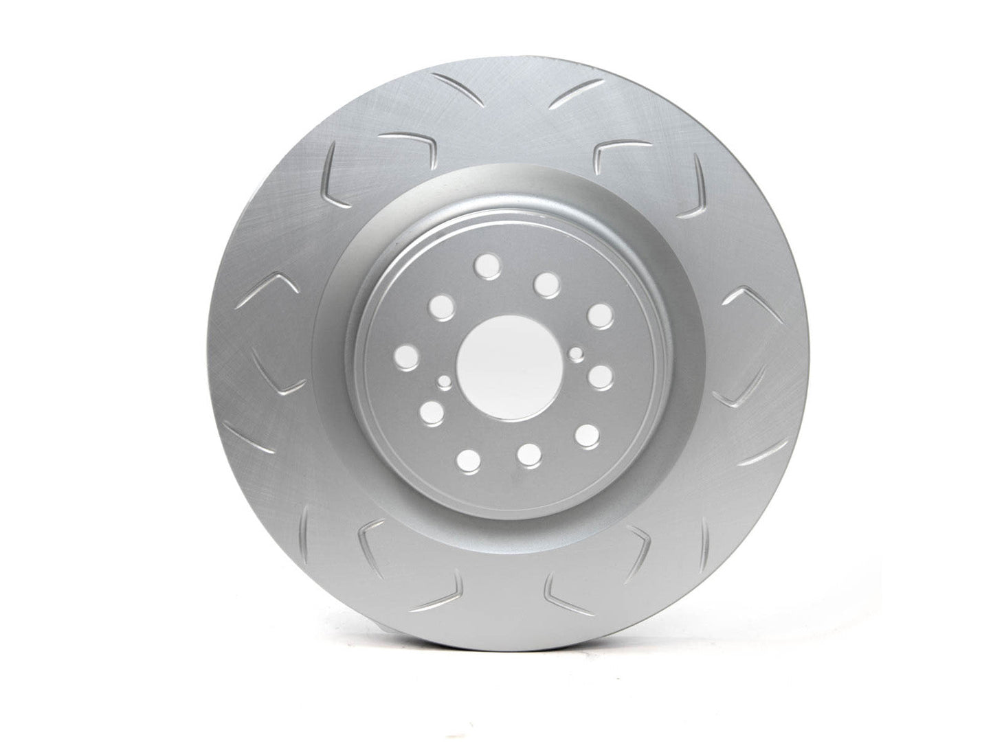 FactionFab Slotted Front Rotor V2 Dual Drilled 5x100/114 Subaru STI 2018-2021