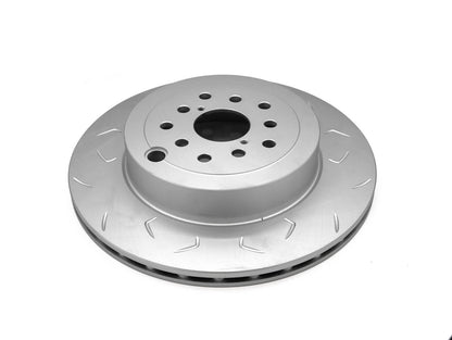 FactionFab Slotted Rear Rotor V2 Dual Drilled 5x100/114 Subaru STI 2018-2021