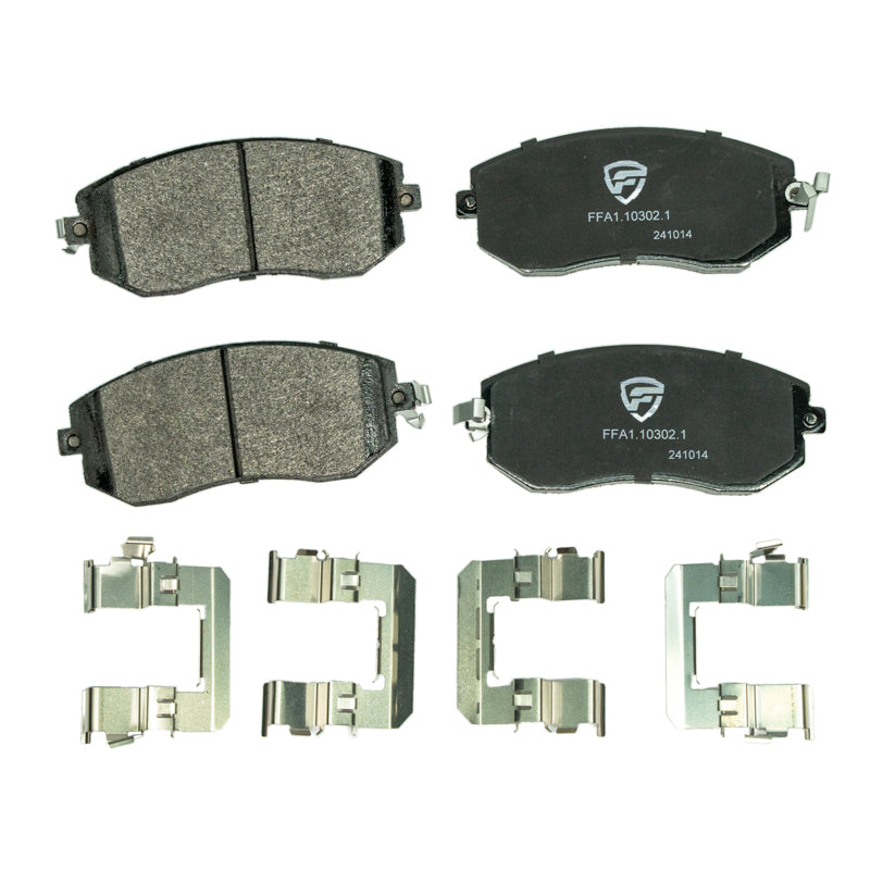 FactionFab V2 Brake Pads - 2011-14 Subaru WRX, 2013+ BRZ/86 - Front