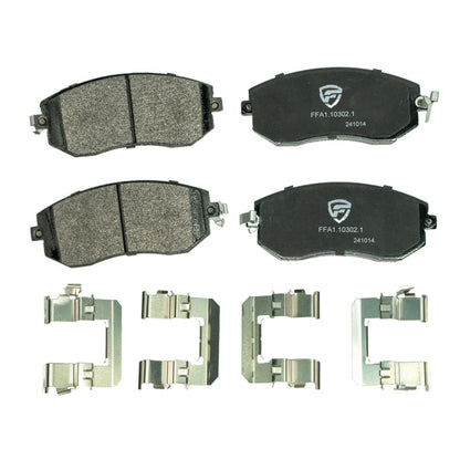 FactionFab V2 Brake Pads - 2011-14 Subaru WRX, 2013+ BRZ/86 - Front