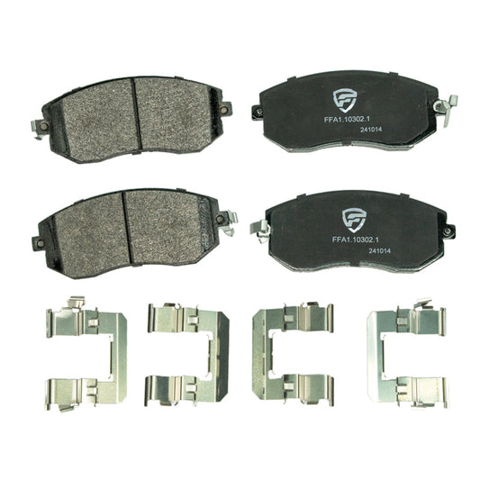 FactionFab V2 Brake Pads - 2011-14 Subaru WRX, 2013+ BRZ/86 - Front
