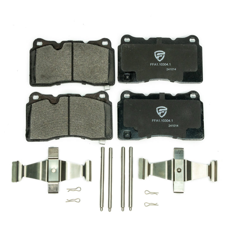 FactionFab V2 Brake Pads - 2004-17 Subaru STI - Front - Graveyard Performance
