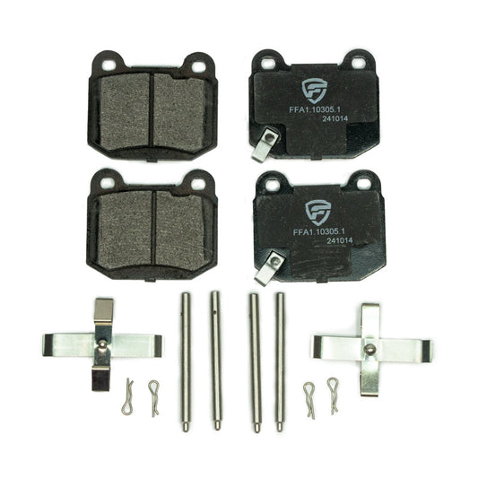 FactionFab V2 Brake Pads - 2004-17 Subaru STI - Rear - Graveyard Performance