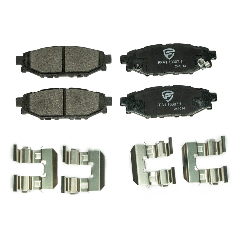 FactionFab V2 Brake Pads - 2008-21 Subaru WRX - Rear - Graveyard Performance