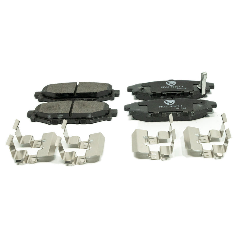 FactionFab V2 Brake Pads - 2008-21 Subaru WRX - Rear - Graveyard Performance