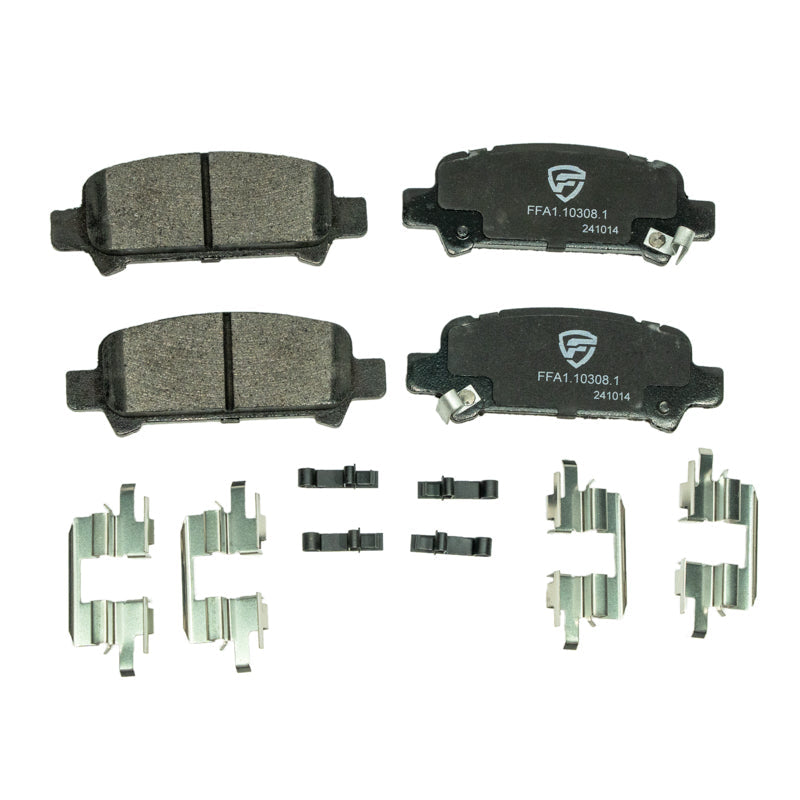 FactionFab V2 Brake Pads - 1998-2001 Subaru Impreza RS - Rear - Graveyard Performance