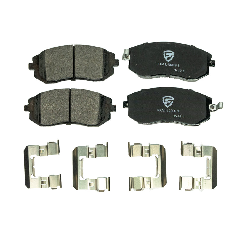 FactionFab V2 Brake Pads - 2003-05 / 2008-10 Subaru WRX- Front - Graveyard Performance