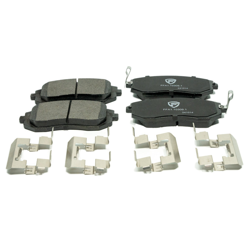 FactionFab V2 Brake Pads - 2003-05 / 2008-10 Subaru WRX- Front - Graveyard Performance