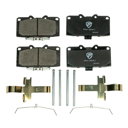 FactionFab V2 Brake Pads - 2006-07 Subaru WRX - Front - Graveyard Performance