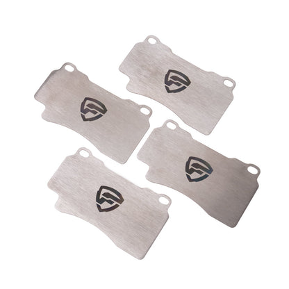 FactionFab Titanium Front Brake Shim Set 4 Piston Brembo / 2004-2017 STI - Graveyard Performance