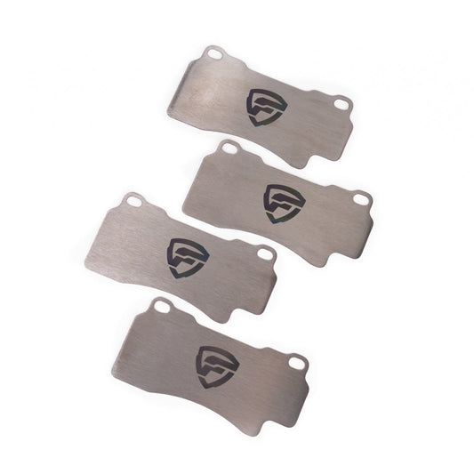 FactionFab Titanium Front Brake Shim F40 Brembo Pad - Graveyard Performance