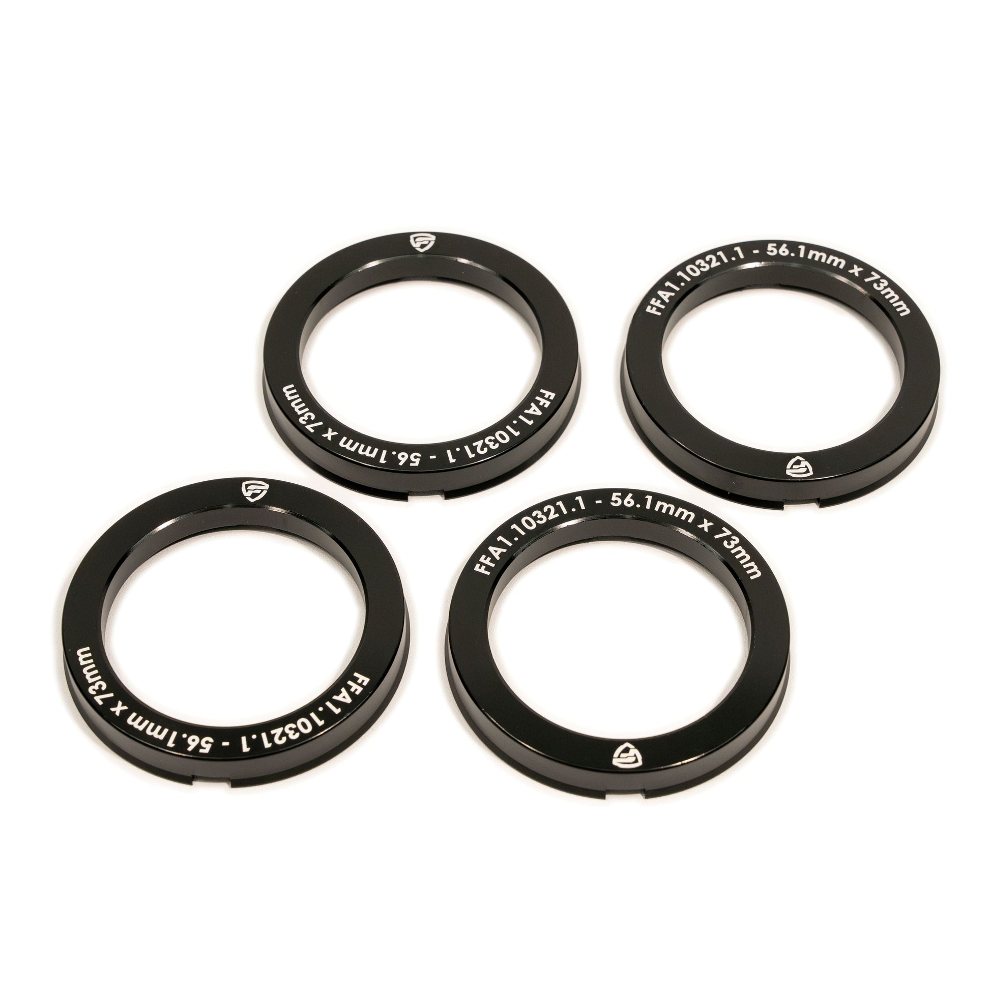 FactionFab Hub Centric Ring Set (73mm to 56.1mm) - Graveyard Performance