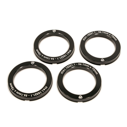 FactionFab Hub Centric Ring Set (73mm to 56.1mm) - Graveyard Performance