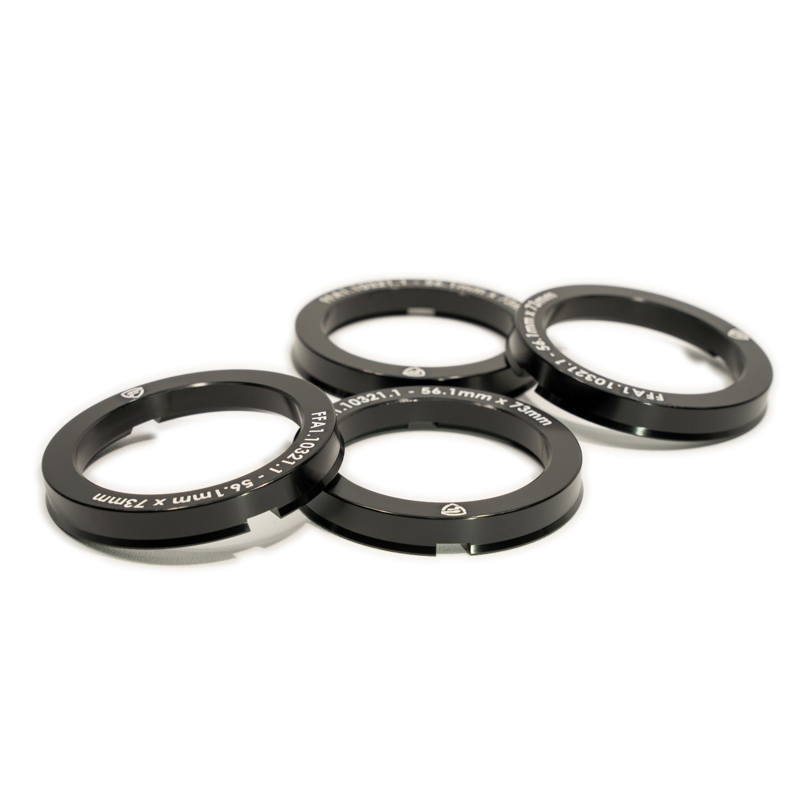 FactionFab Hub Centric Ring Set (73mm to 56.1mm) - Graveyard Performance